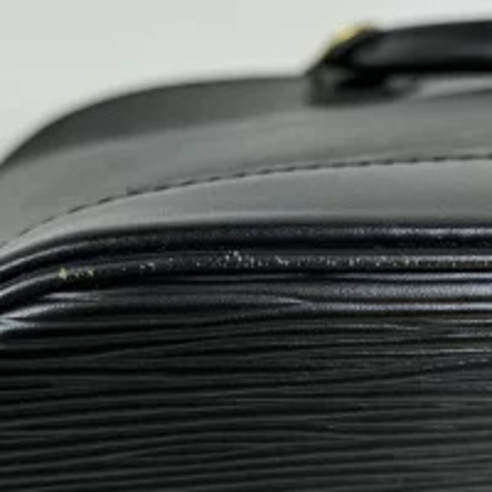 Louis Vuitton Epi Black handbag Alma leather Noir Black